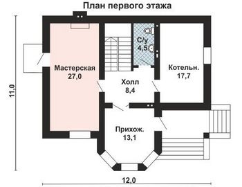 Проект каменного дома 10-2247