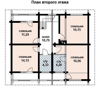 Проект деревянного дома 10-2013