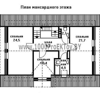 Проект дома из блоков 1337