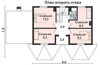 Проект деревянного дома 10-2192-2